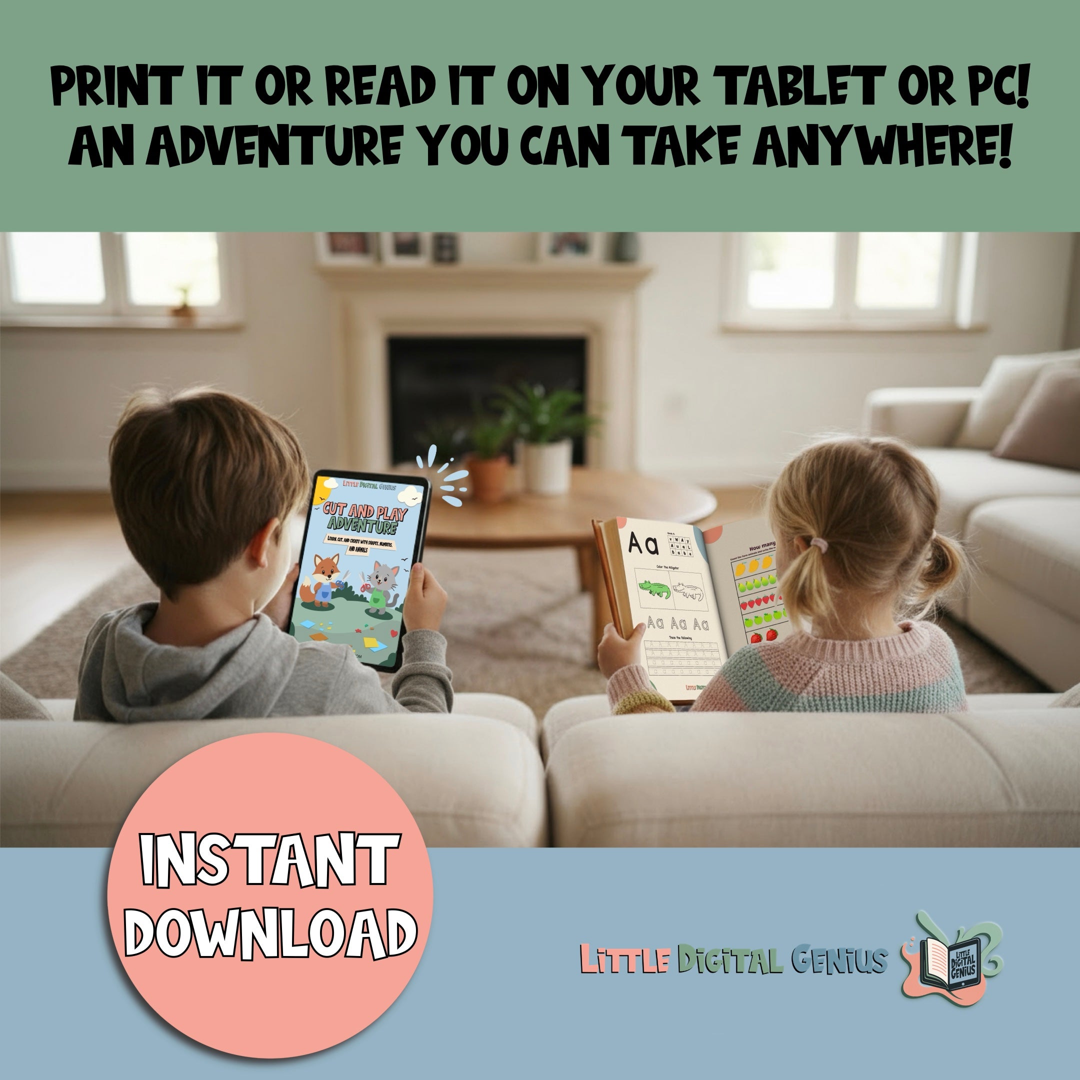 Cut and Play Adventure Workbook