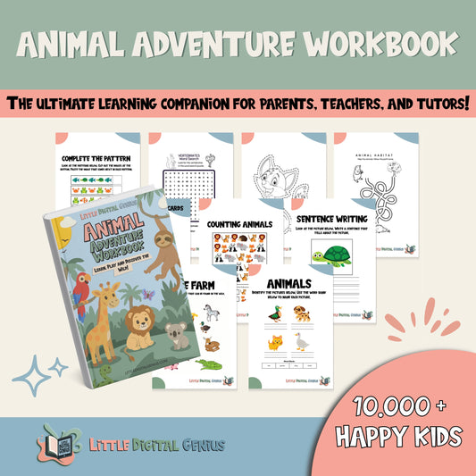 Animal Adventure Workbook